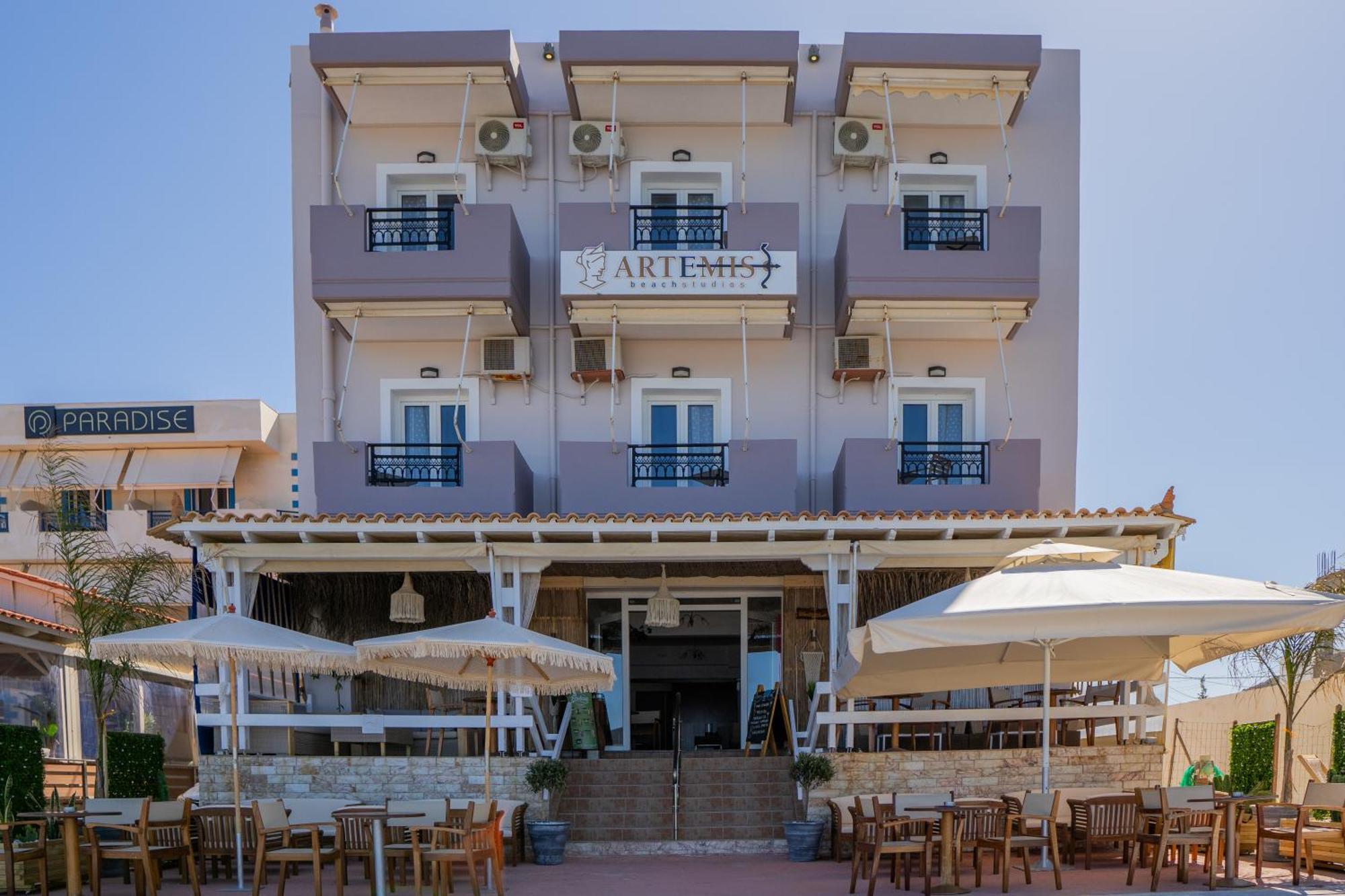 Artemis Beach Studios Kalamaki  Exterior foto